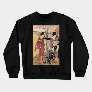 Traditional Japanese Women Crewneck Sweatshirt